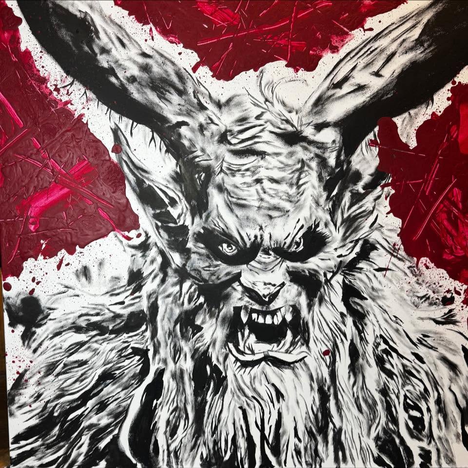 Krampus archival print by Tanya Mac