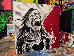 Anguish archival print by Tanya Mac
