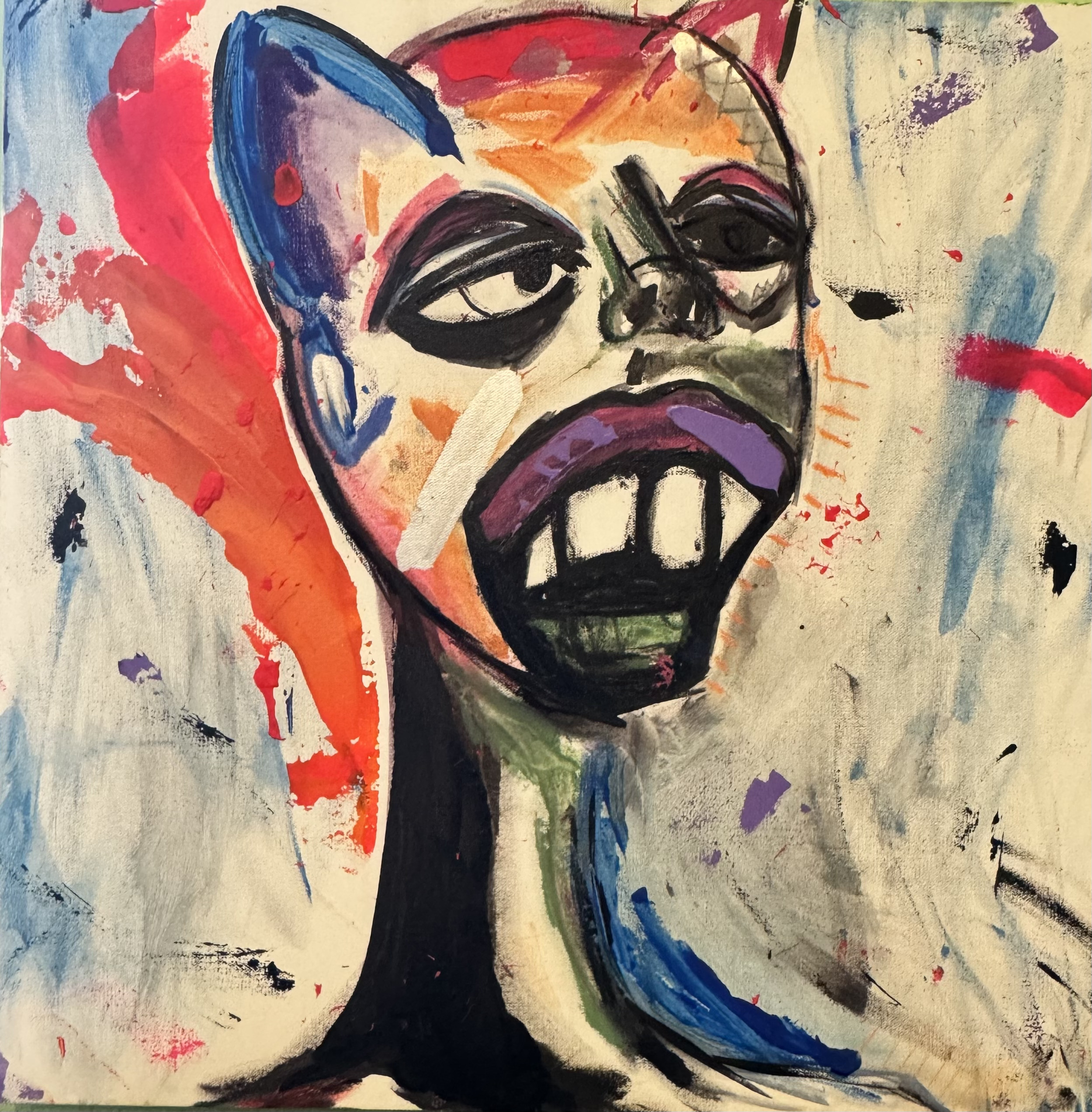 Outcry — Mixed media on canvas by Tanya Mac
