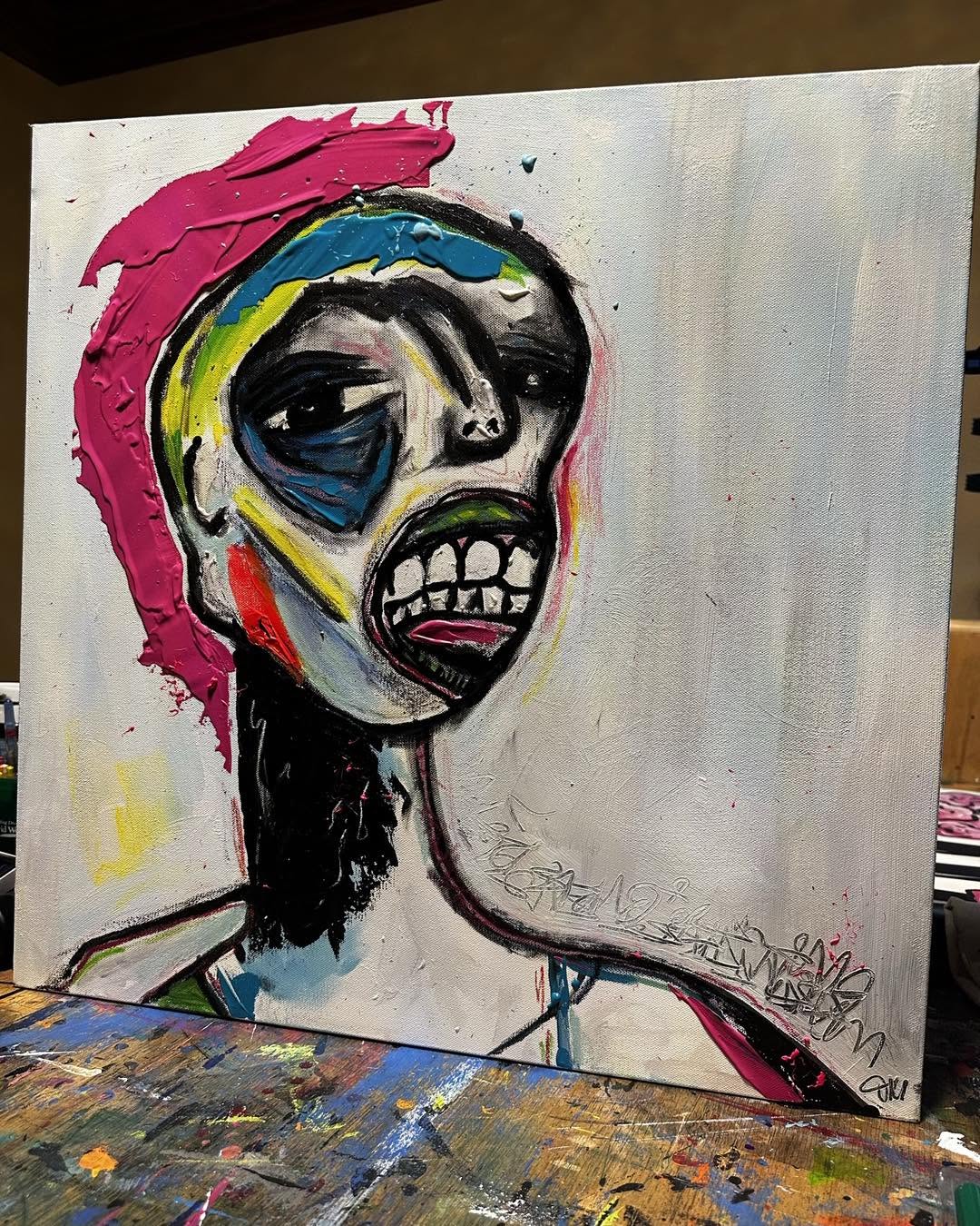 Unhinged archival print by Tanya Mac