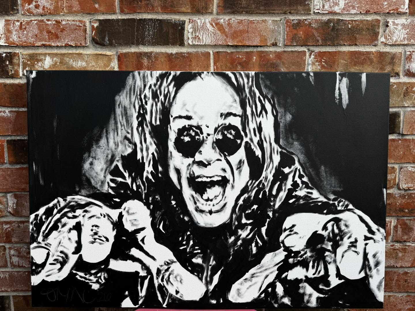 Ozzy (Black & White) archival print by Tanya Mac