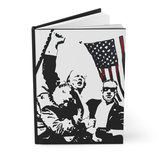 Fight Hardcover Journal Matte Black