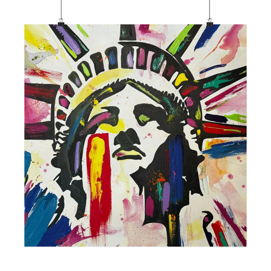 Colorful Lady Liberty Posters