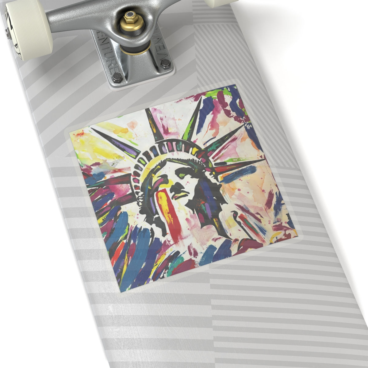 Colorful Lady Liberty Stickers