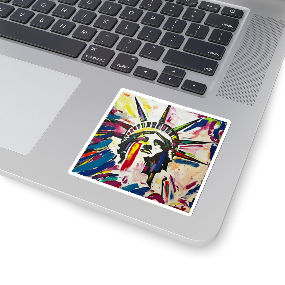 Colorful Lady Liberty Stickers